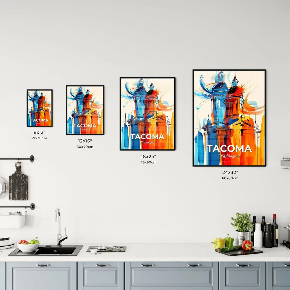 Vibrant Tacoma, Washington Kitchen Art