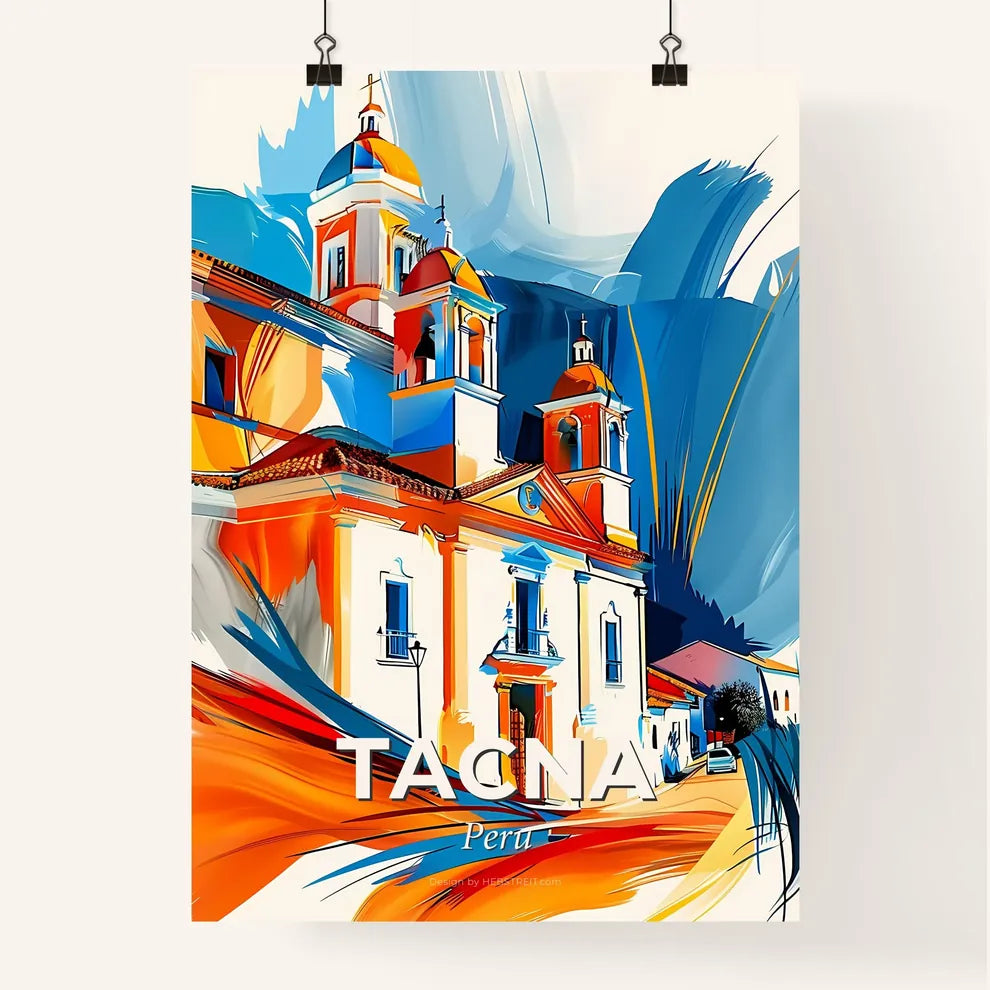 Vibrant Tacna, Peru Poster