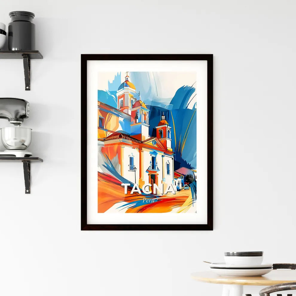 Vibrant Tacna, Peru Framed Print