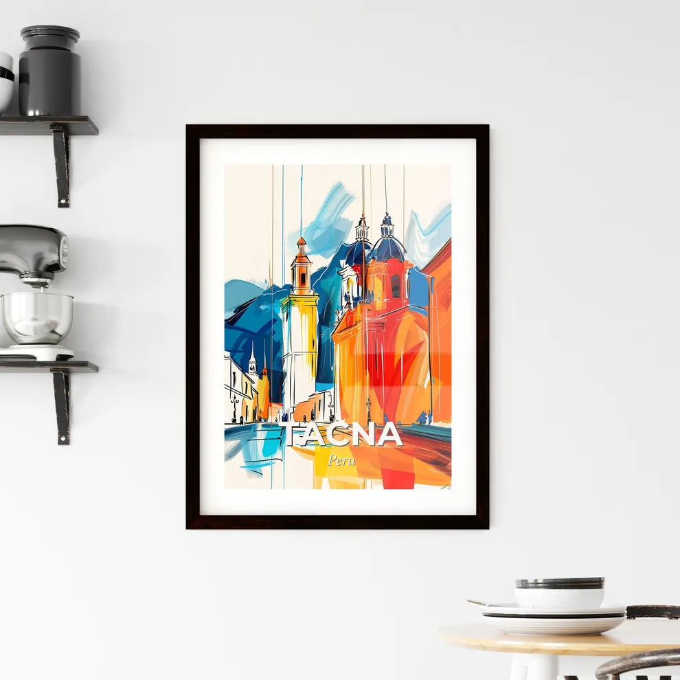 Vibrant Tacna, Peru Framed Print