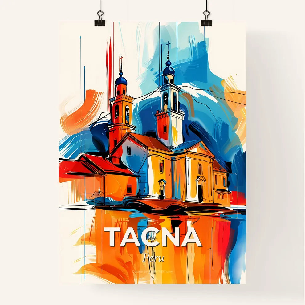 Vibrant Tacna, Peru Poster