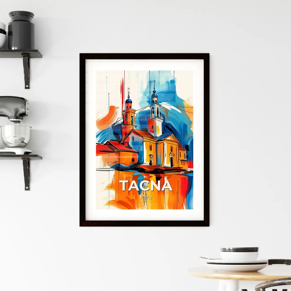 Vibrant Tacna, Peru Framed Print