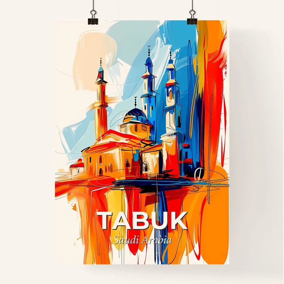 Vibrant Tabuk, Saudi Arabia Poster