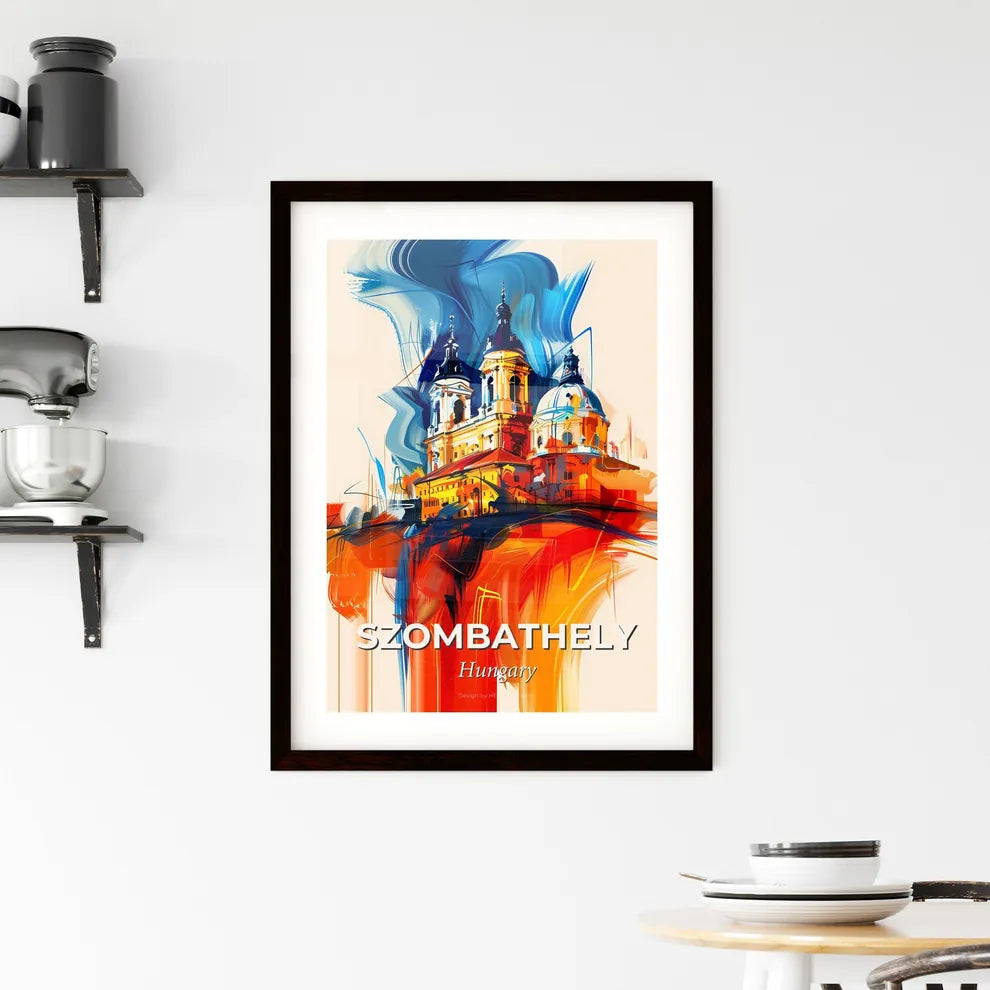Vibrant Szombathely, Hungary Framed Print