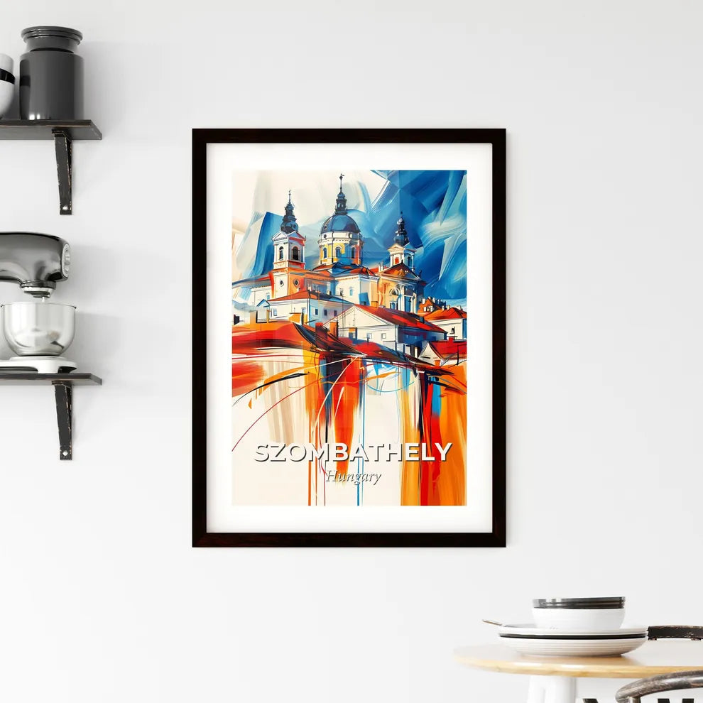 Vibrant Szombathely, Hungary Framed Print