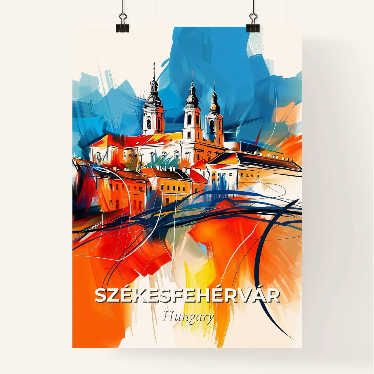 Vibrant Székesfehérvár, Hungary Poster