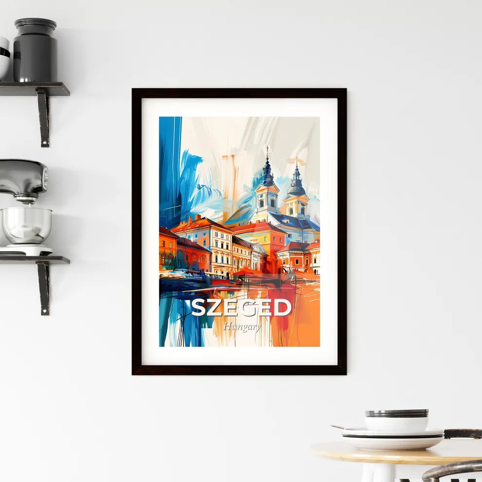 Vibrant Szeged, Hungary Framed Print
