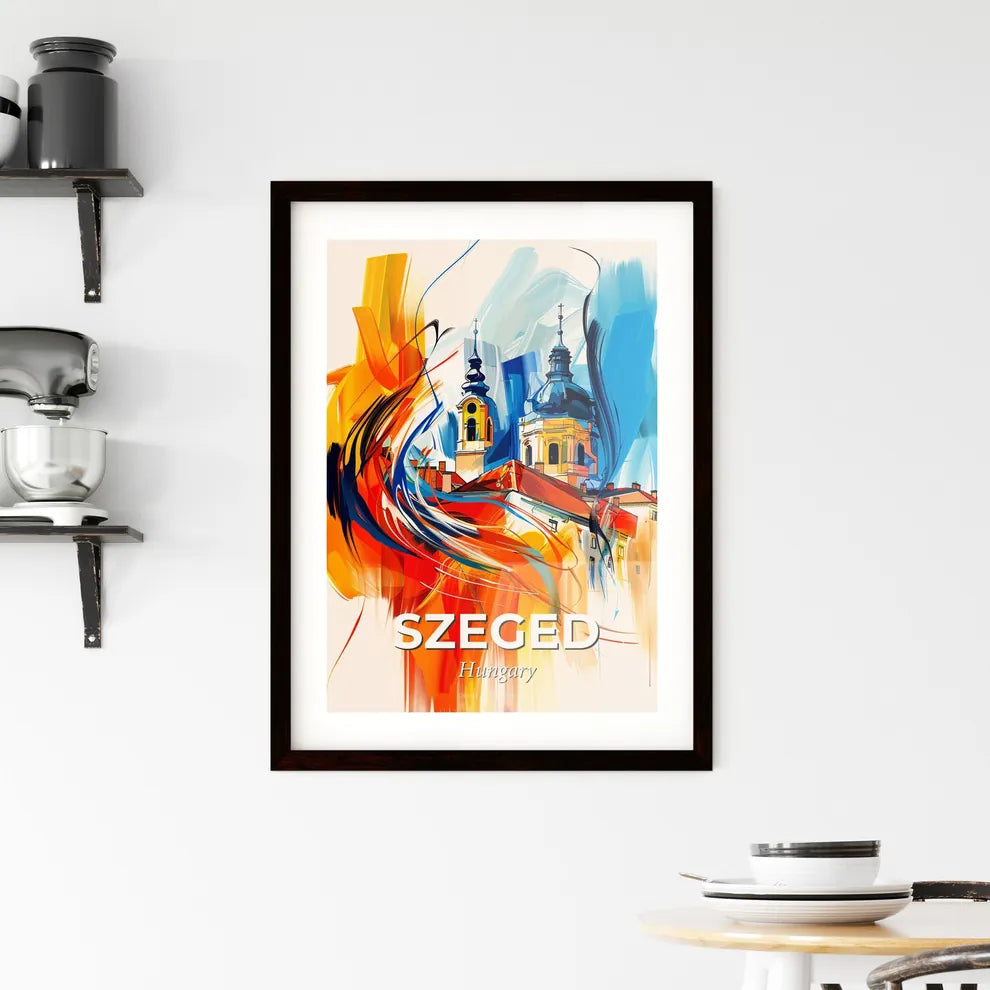 Vibrant Szeged, Hungary Framed Print