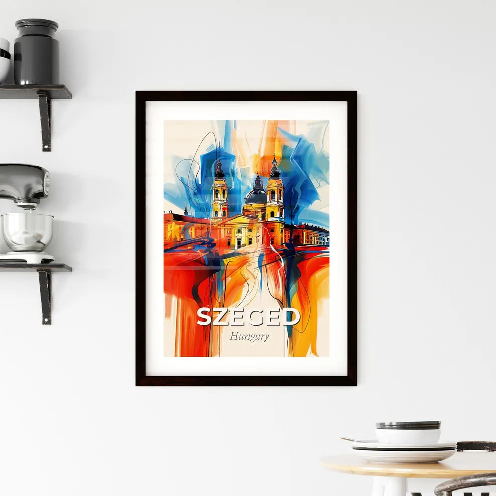 Vibrant Szeged, Hungary Framed Print