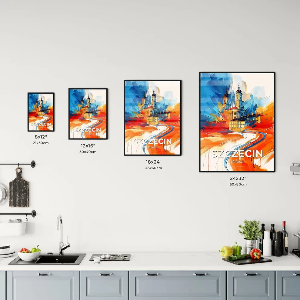 Vibrant Szczecin, Poland Kitchen Art