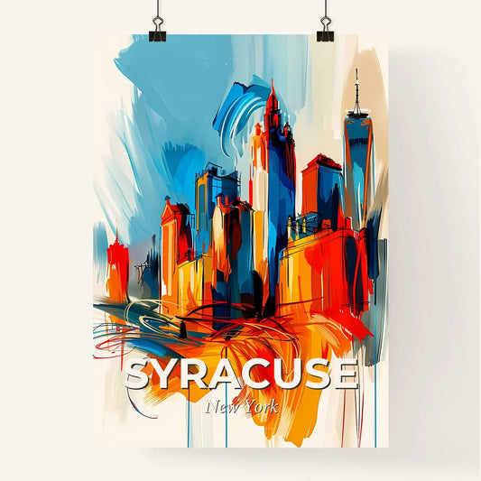 Vibrant Syracuse, New York Poster