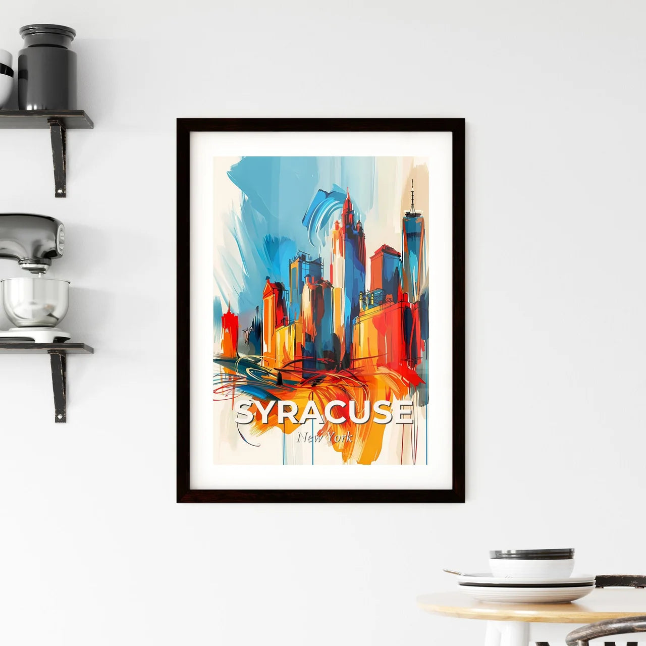 Vibrant Syracuse, New York Framed Print