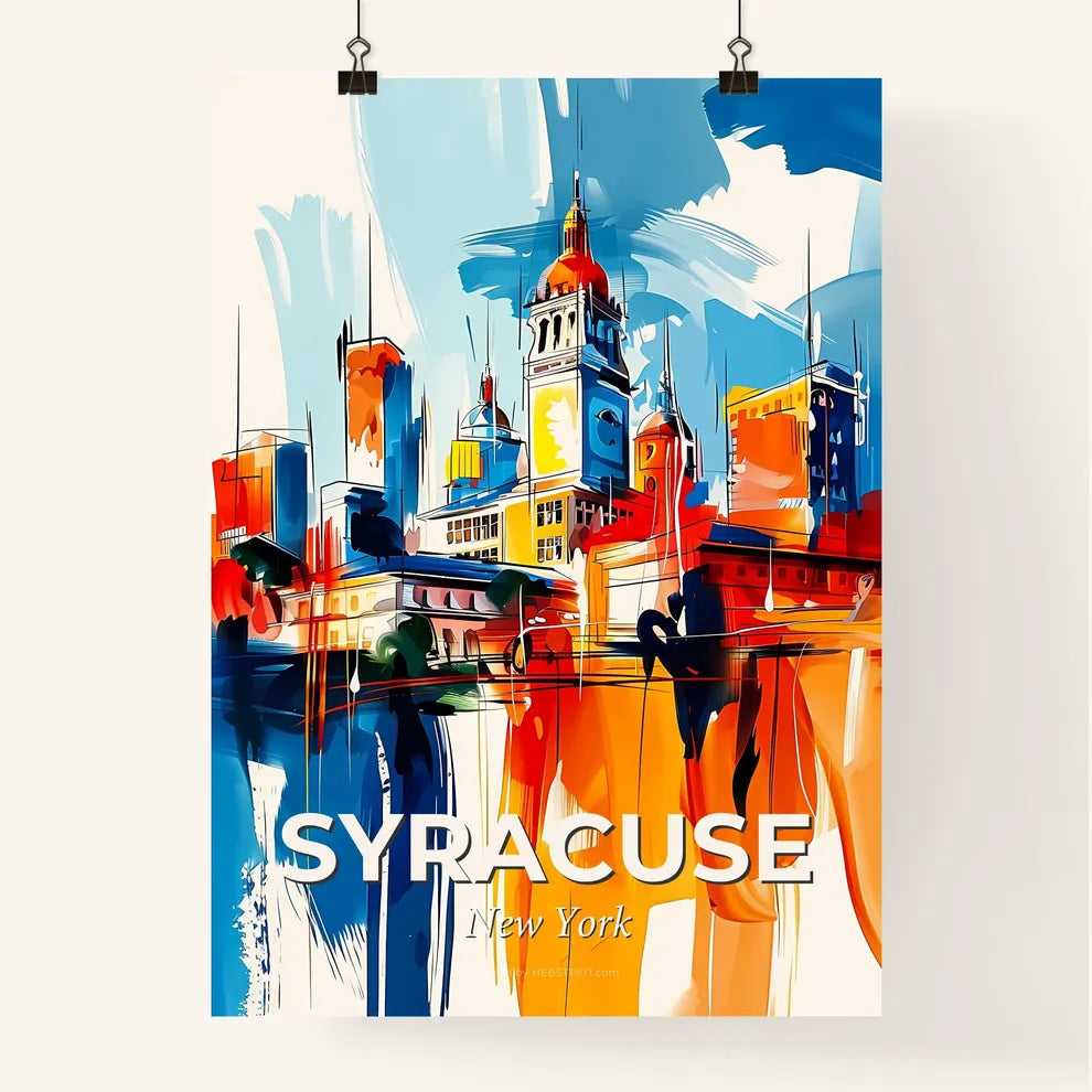 Vibrant Syracuse, New York Poster