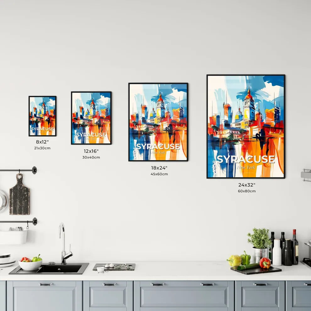 Vibrant Syracuse, New York Kitchen Art