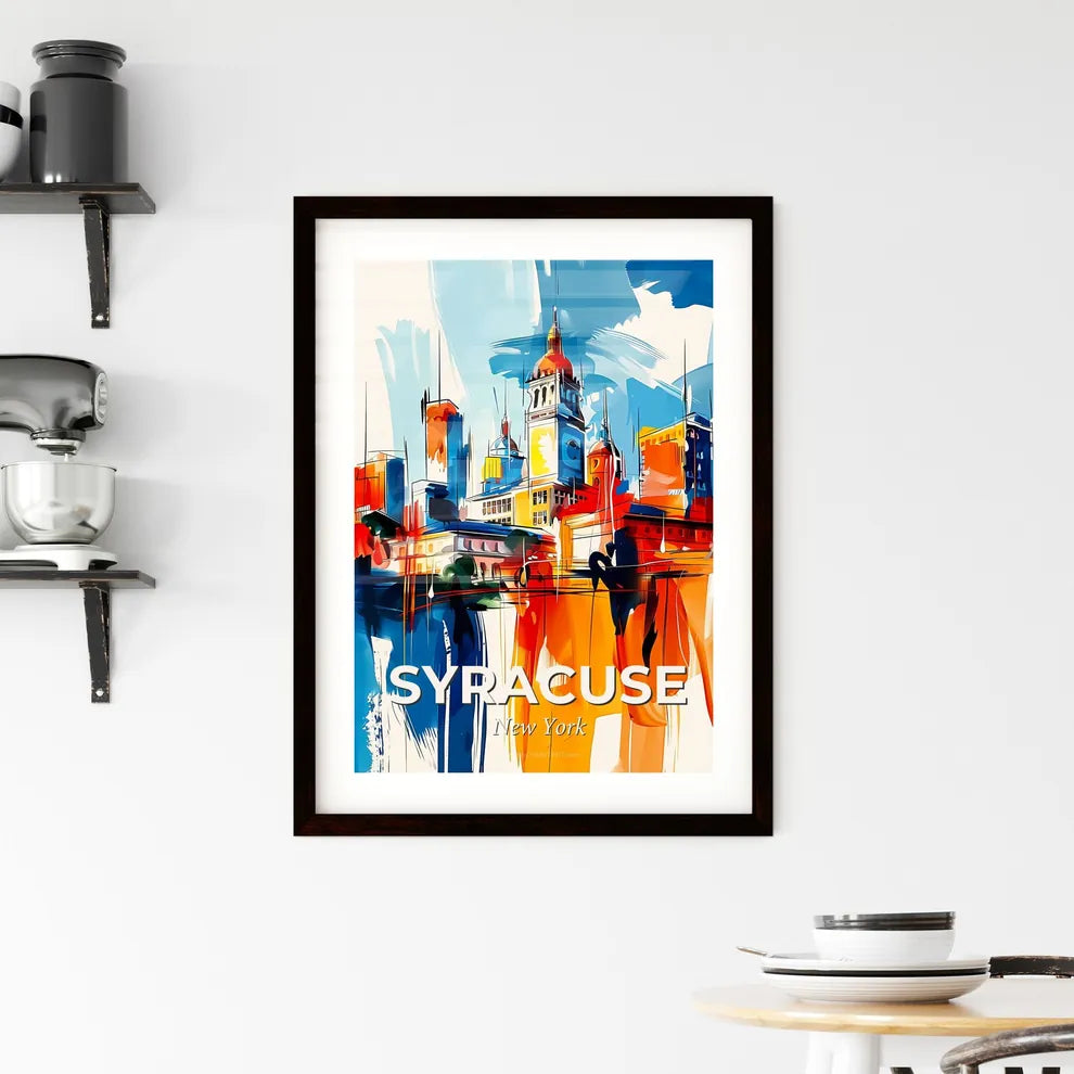 Vibrant Syracuse, New York Framed Print