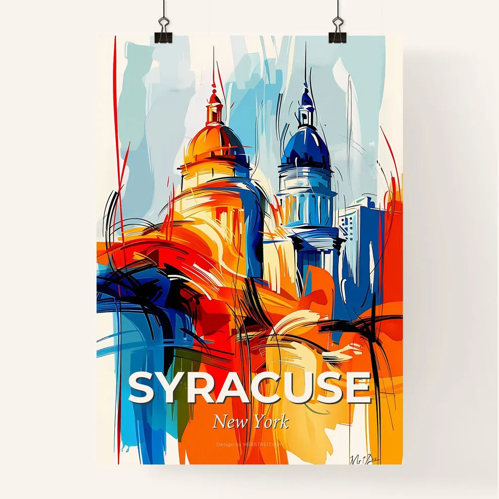 Vibrant Syracuse, New York Poster