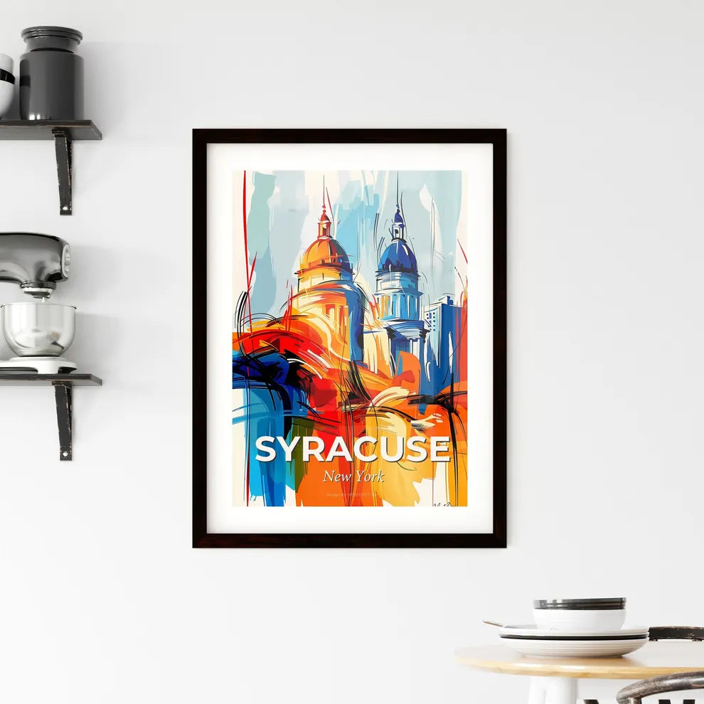Vibrant Syracuse, New York Framed Print