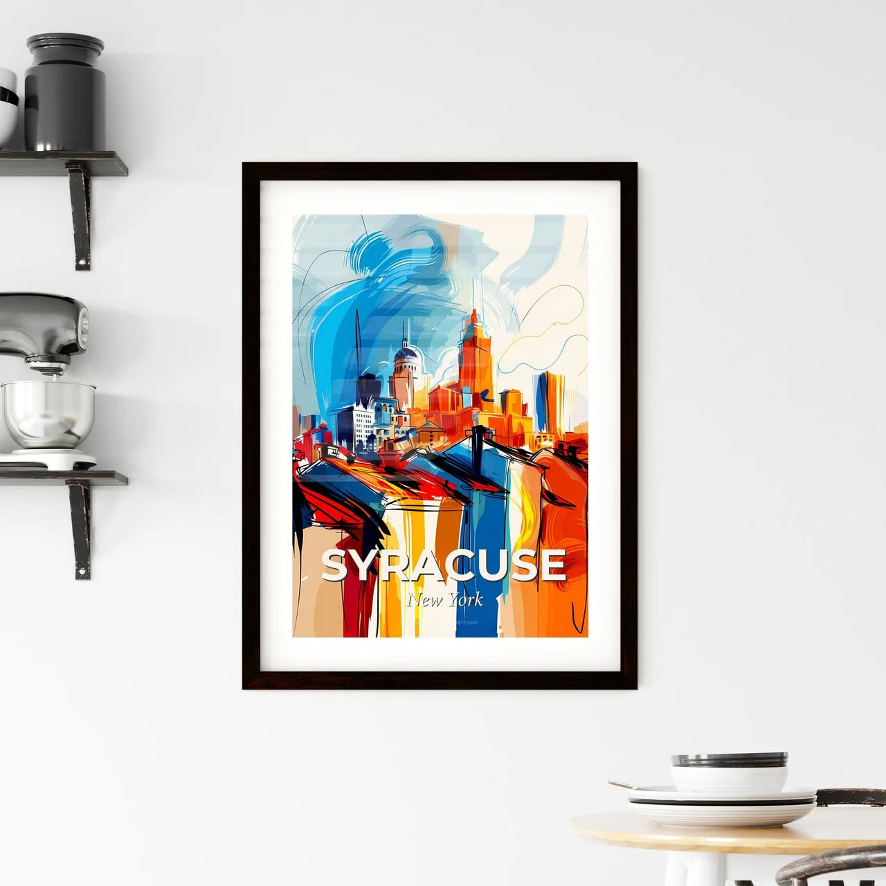 Vibrant Syracuse, New York Framed Print