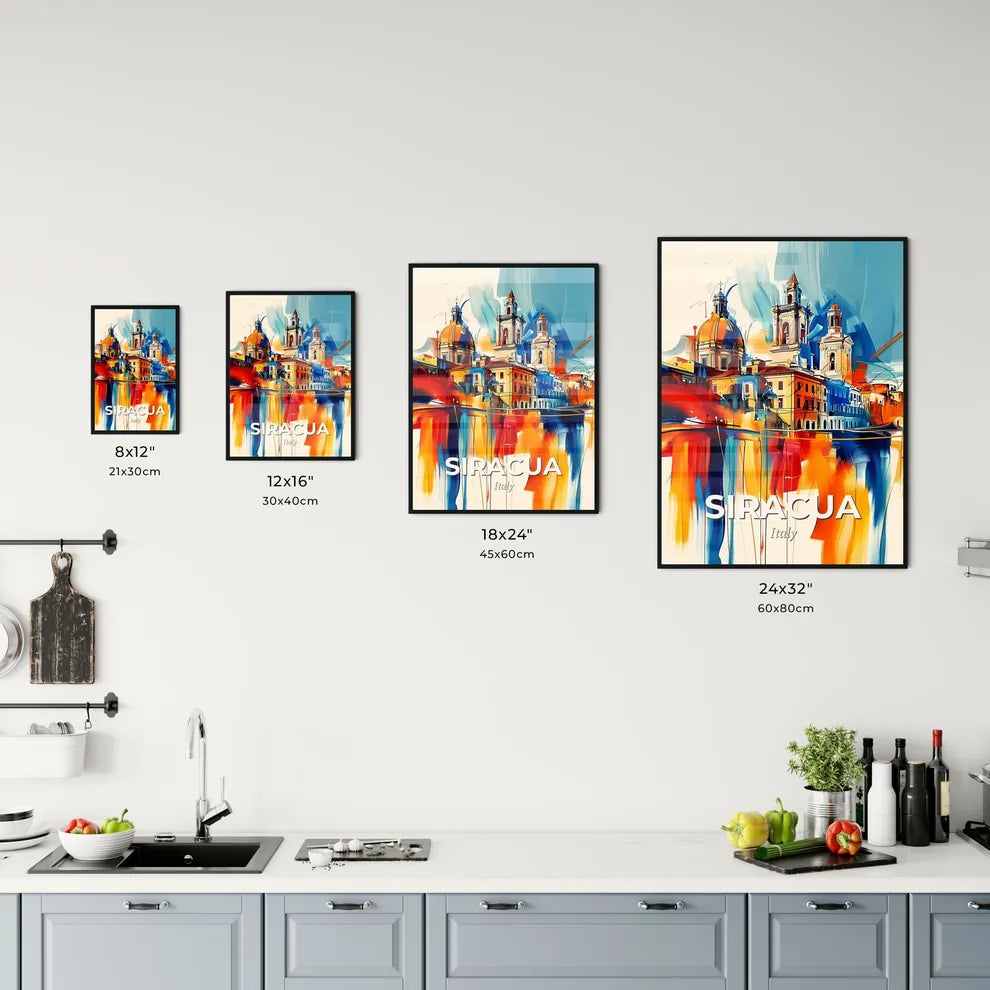 Vibrant Siracua, Italy Kitchen Art