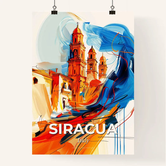 Vibrant Siracua, Italy Poster