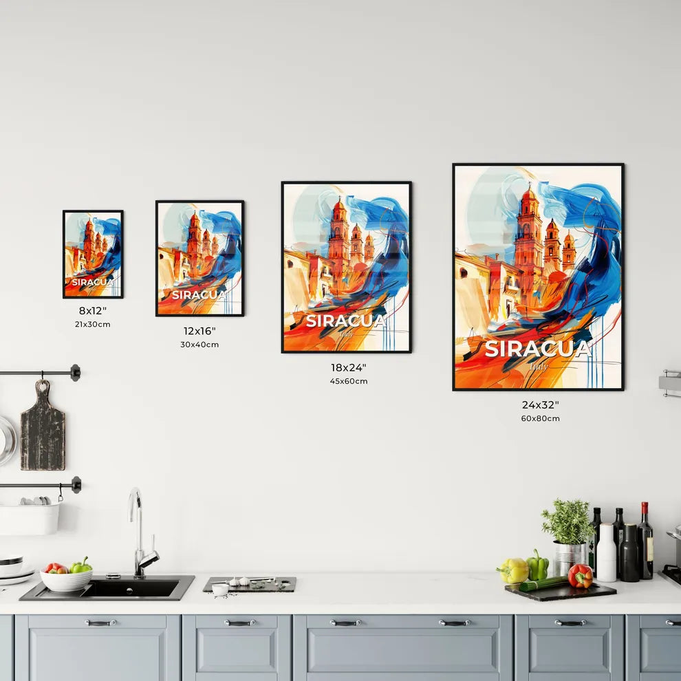 Vibrant Siracua, Italy Kitchen Art