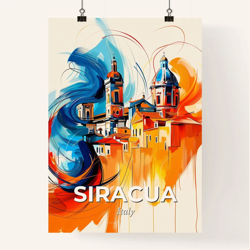 Vibrant Siracua, Italy Poster