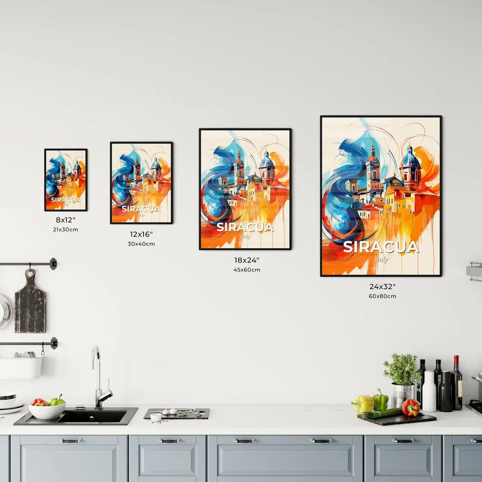 Vibrant Siracua, Italy Kitchen Art