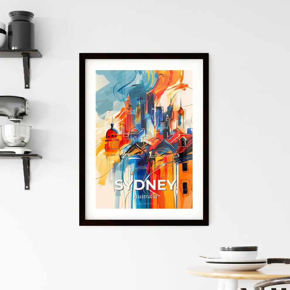 Vibrant Sydney, Australia Framed Print