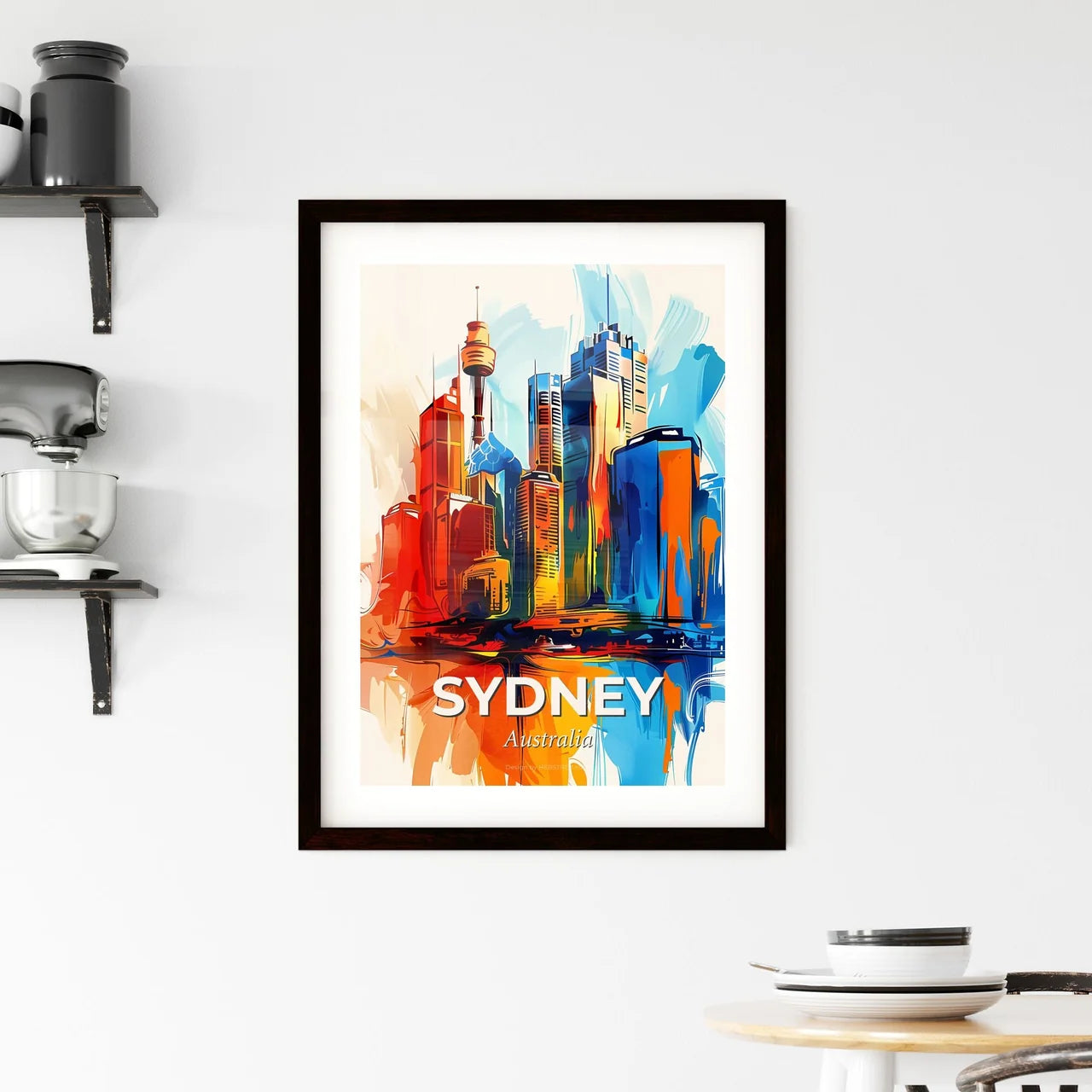 Vibrant Sydney, Australia Framed Print