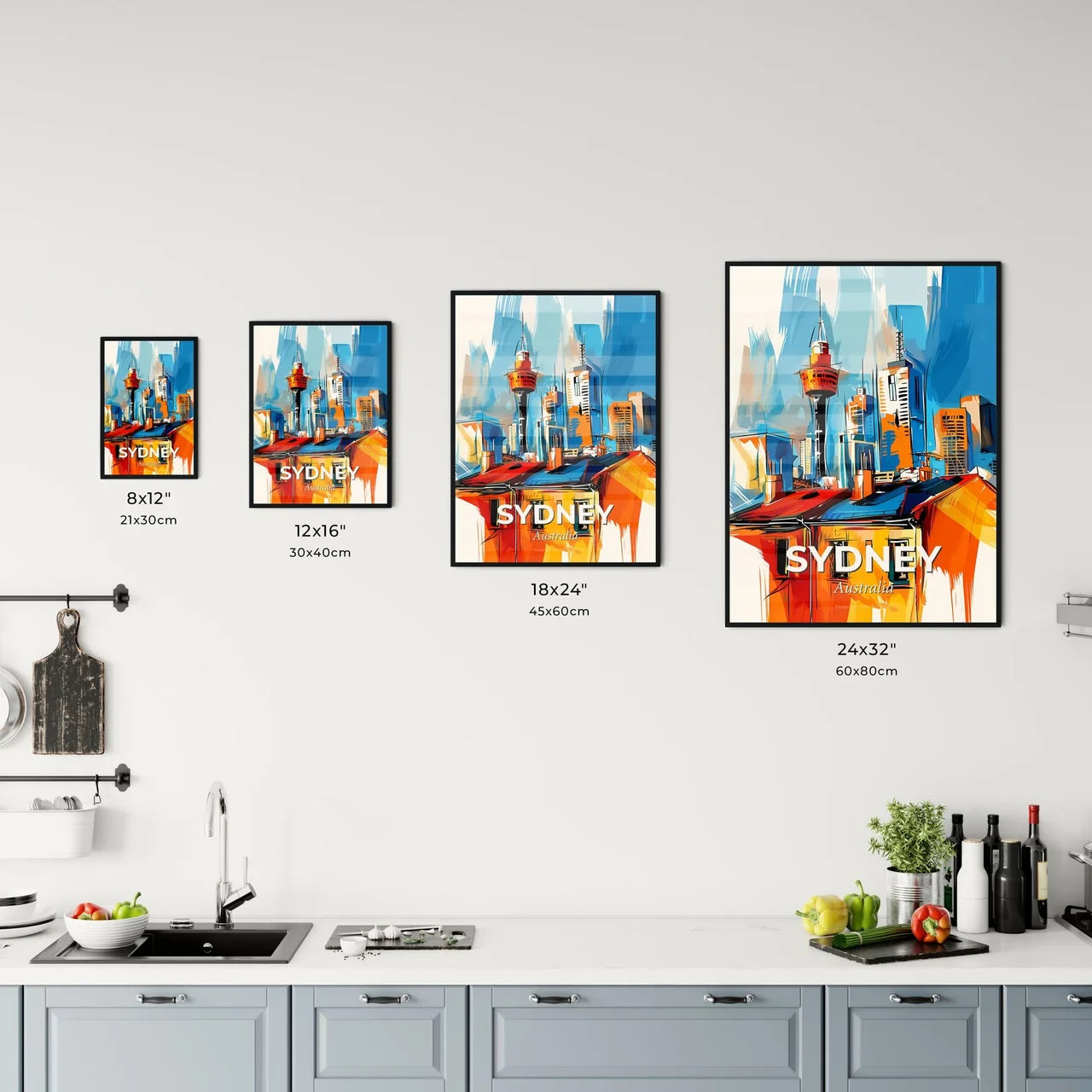 Vibrant Sydney, Australia Kitchen Art