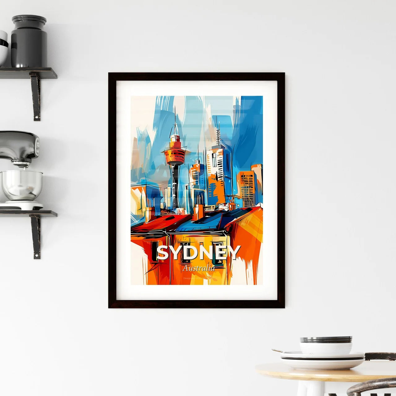 Vibrant Sydney, Australia Framed Print