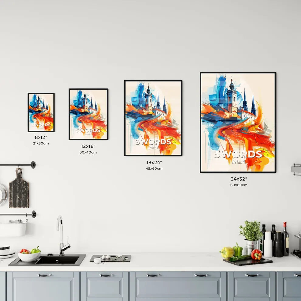 Vibrant Swords, Ireland Kitchen Art