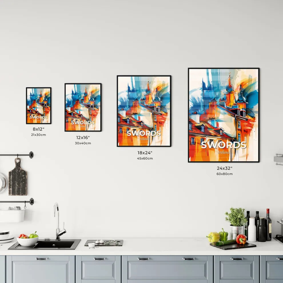 Vibrant Swords, Ireland Kitchen Art