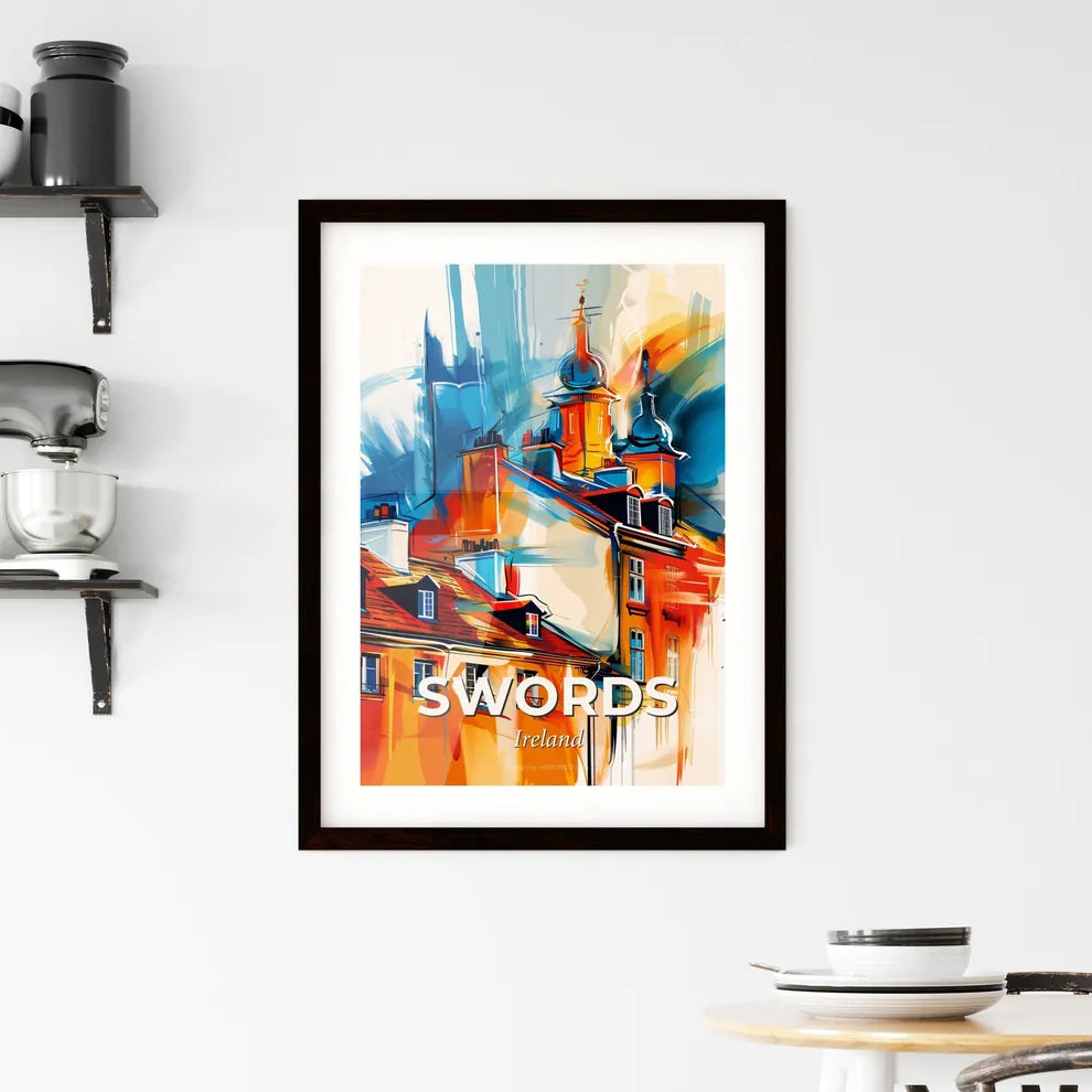 Vibrant Swords, Ireland Framed Print