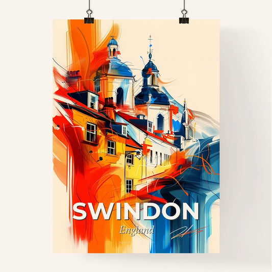 Vibrant Swindon, England Poster