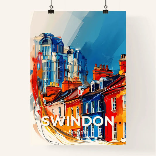Vibrant Swindon, England Poster