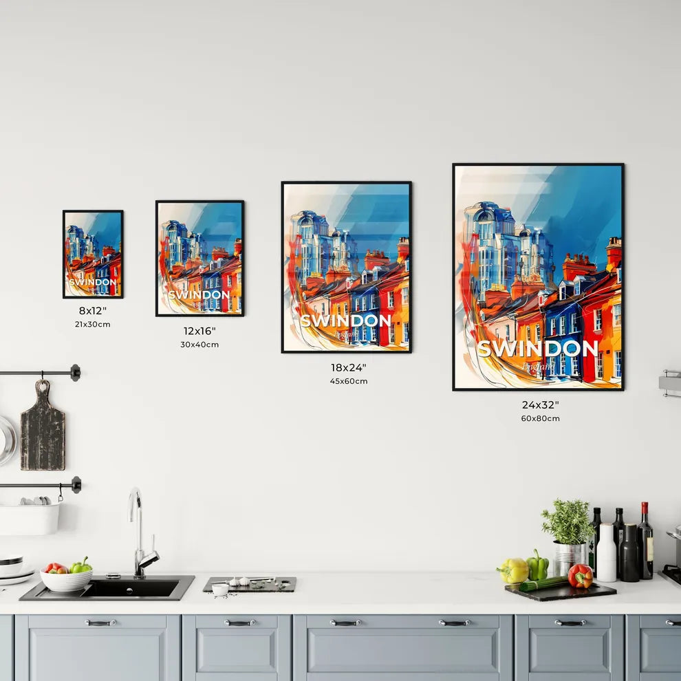 Vibrant Swindon, England Kitchen Art