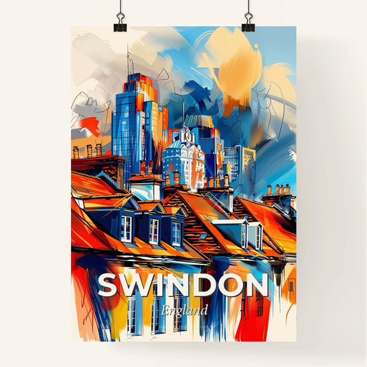 Vibrant Swindon, England Poster