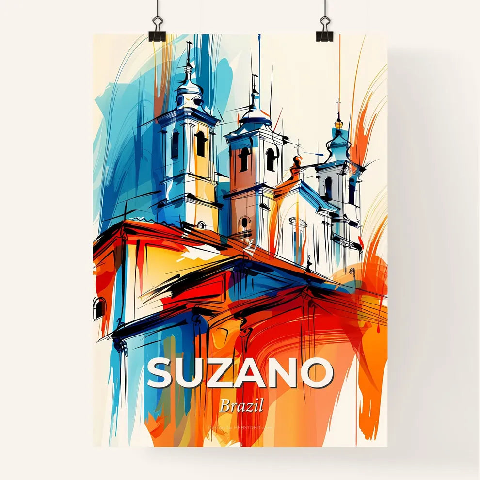 Vibrant Suzano, Brazil Poster