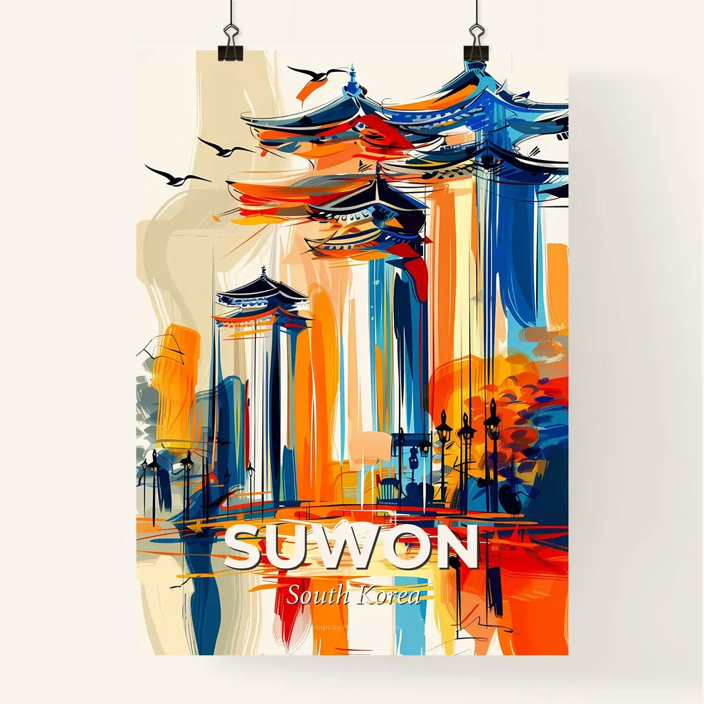 Vibrant Suwon, South Korea Poster