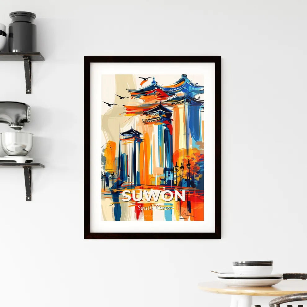 Vibrant Suwon, South Korea Framed Print