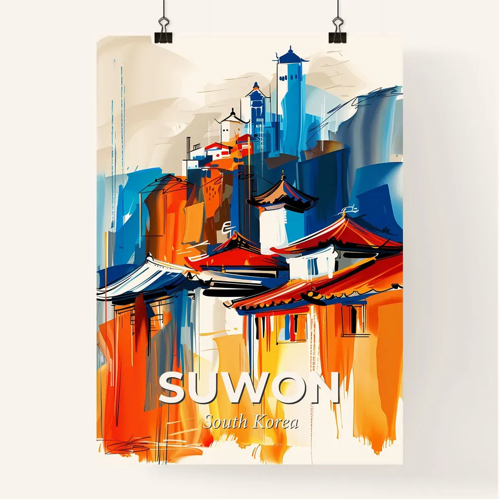 Vibrant Suwon, South Korea Poster