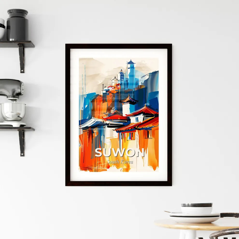 Vibrant Suwon, South Korea Framed Print