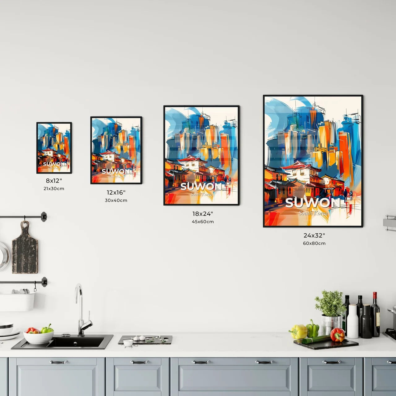 Vibrant Suwon, South Korea Kitchen Art