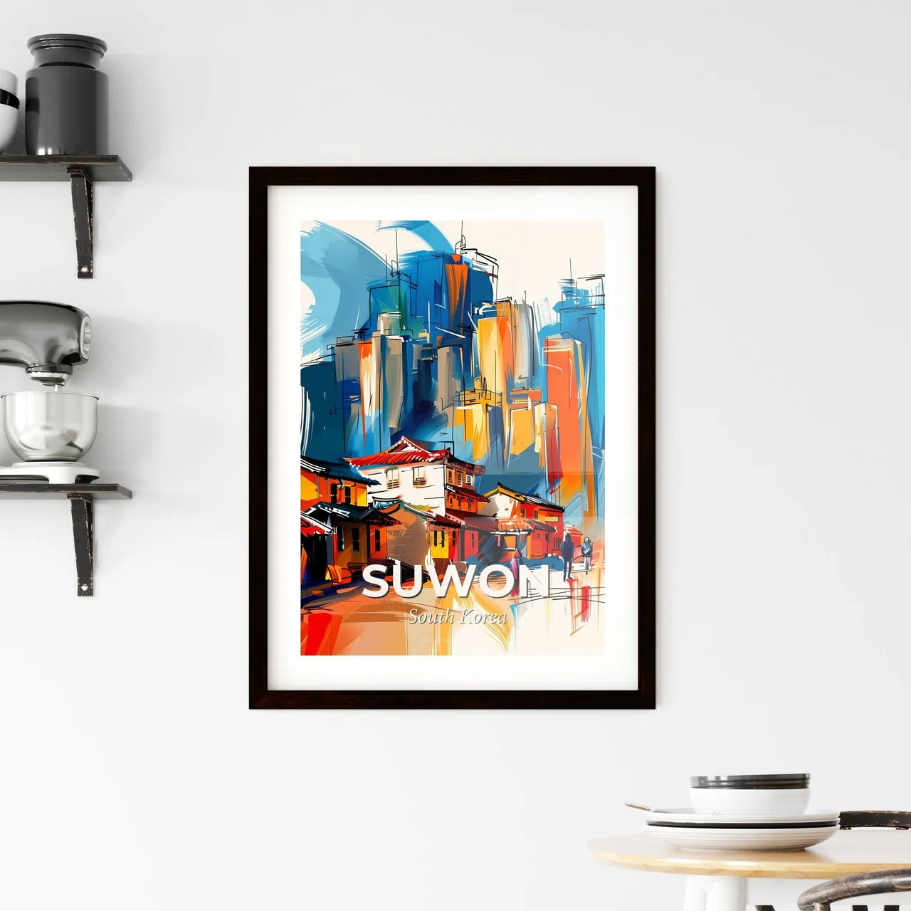 Vibrant Suwon, South Korea Framed Print