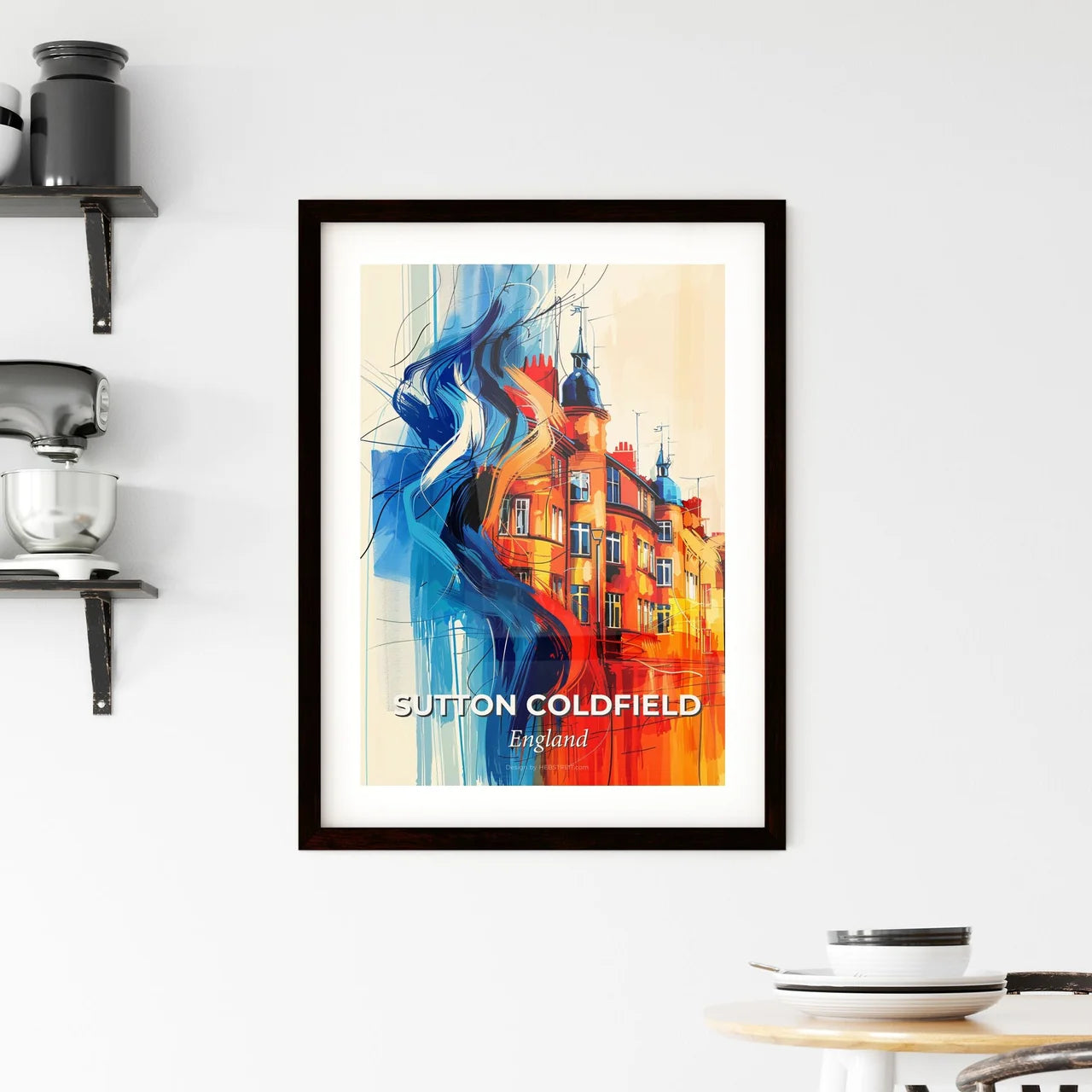 Vibrant Sutton Coldfield, England Framed Print