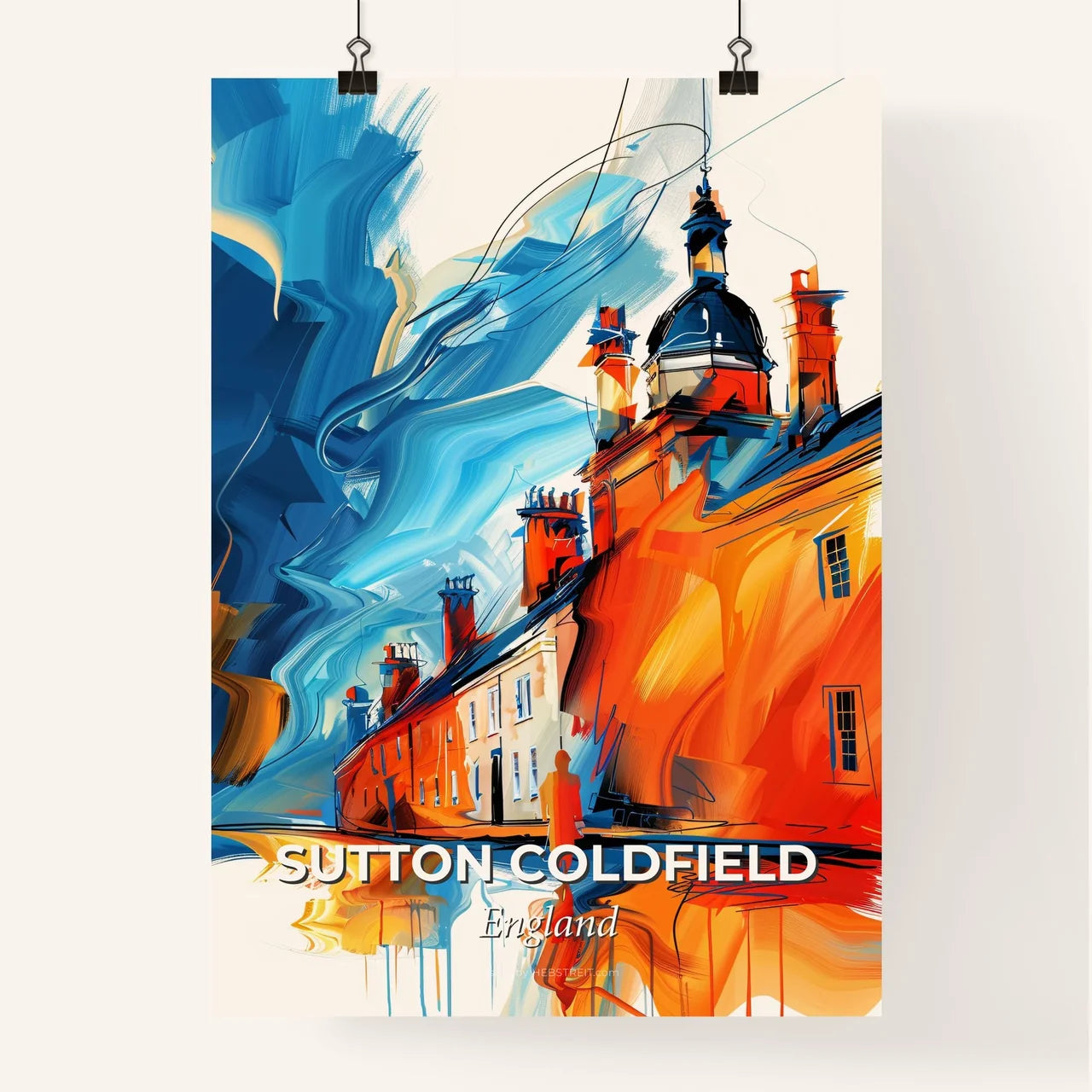Vibrant Sutton Coldfield, England Poster
