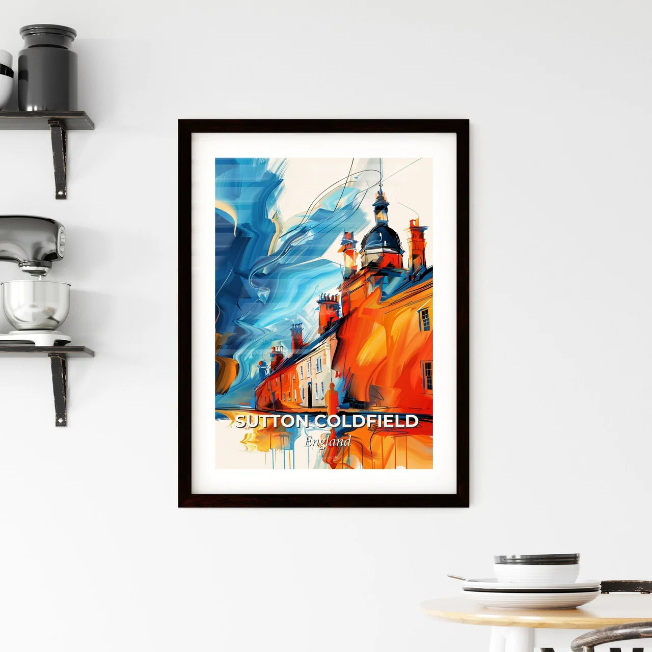Vibrant Sutton Coldfield, England Framed Print
