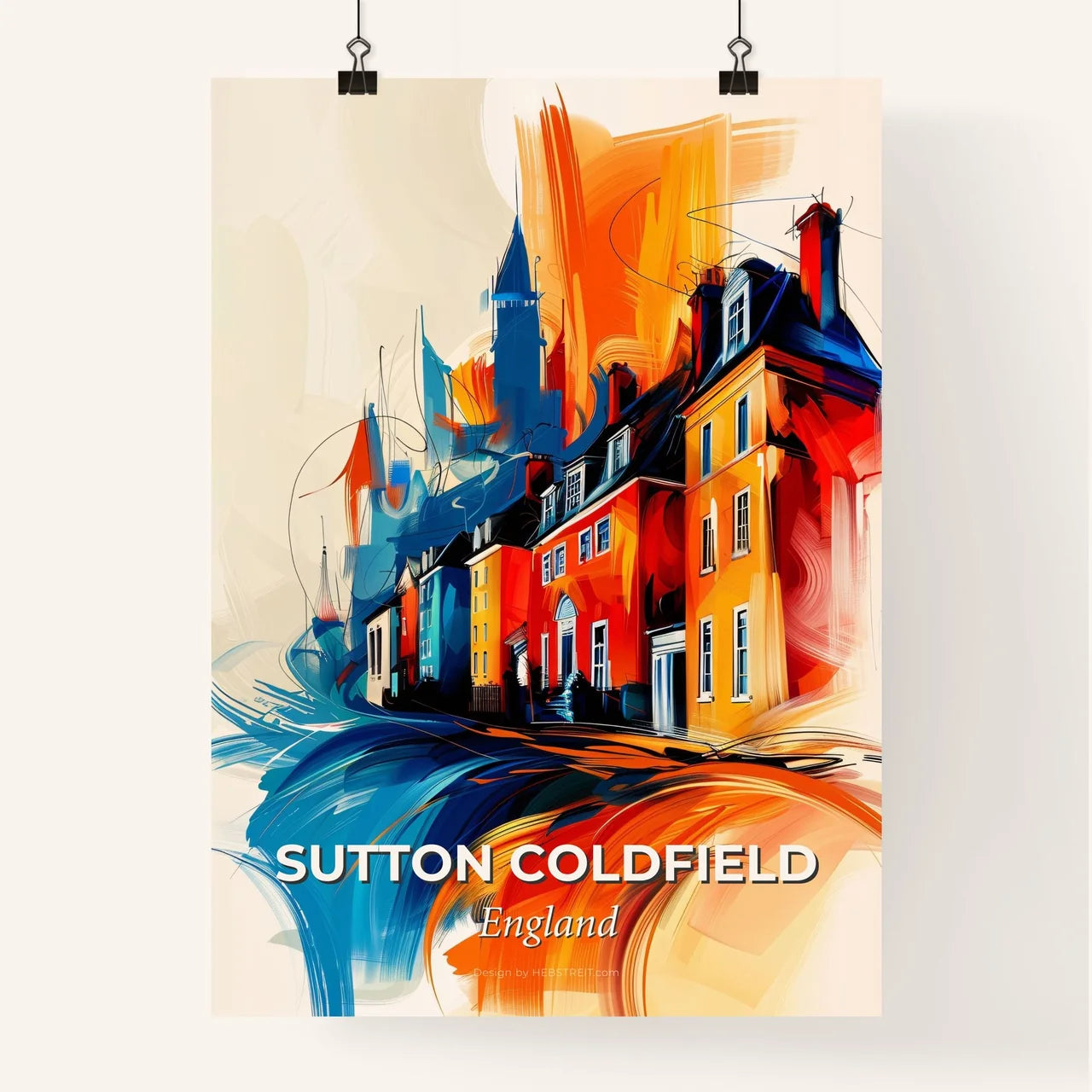 Vibrant Sutton Coldfield, England Poster