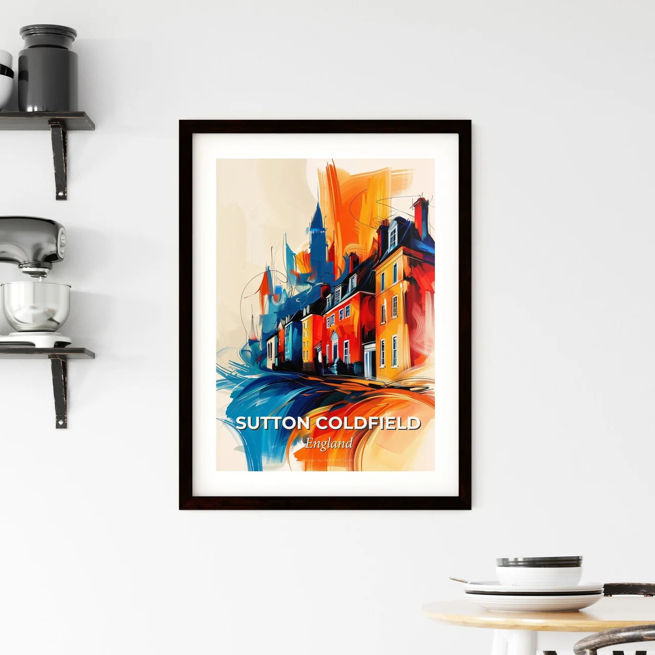 Vibrant Sutton Coldfield, England Framed Print